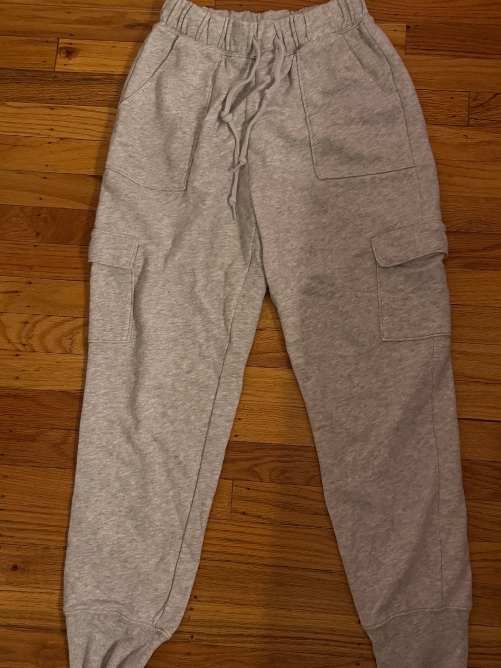 PINK Victoria's Secret Light Gray Terry Lounge Shorts